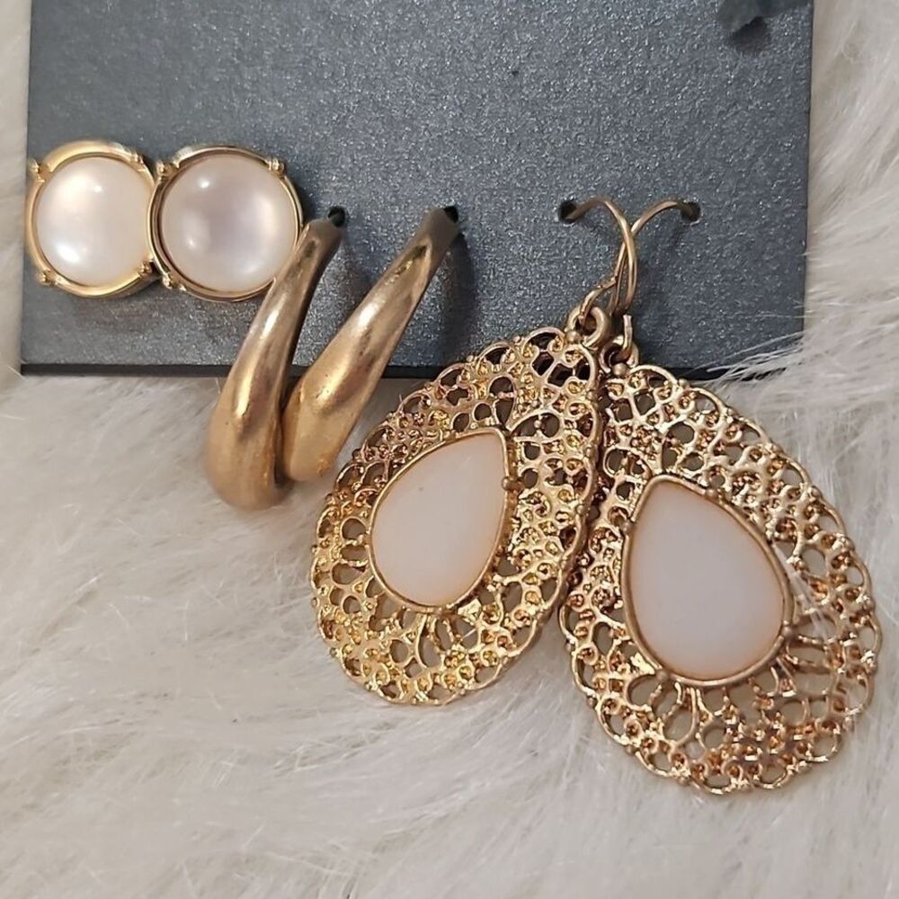 Earring Trio Set